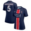 Paris Saint-Germain Marquinhos #5 Hemmatröja Dam 2024-25 Korta ärmar